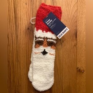 Old Navy Cozy Santa Socks - NWT